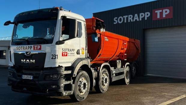 Sotrapp TP reçoit un porteur MAN TGS 8x2