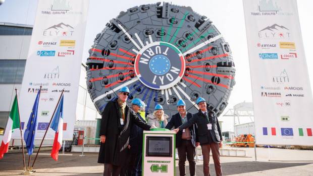 Lyon-Turin : le 5e tunnelier réceptionné à l'usine Herrenknecht