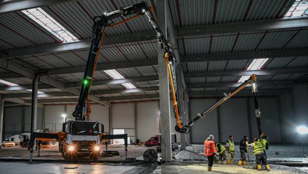 Liebherr lance une pompe à béton ultra flexible