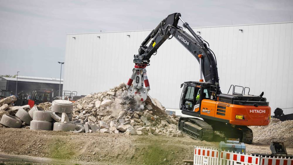 La pelle Hitachi ZX390TC-7 sur Intermat