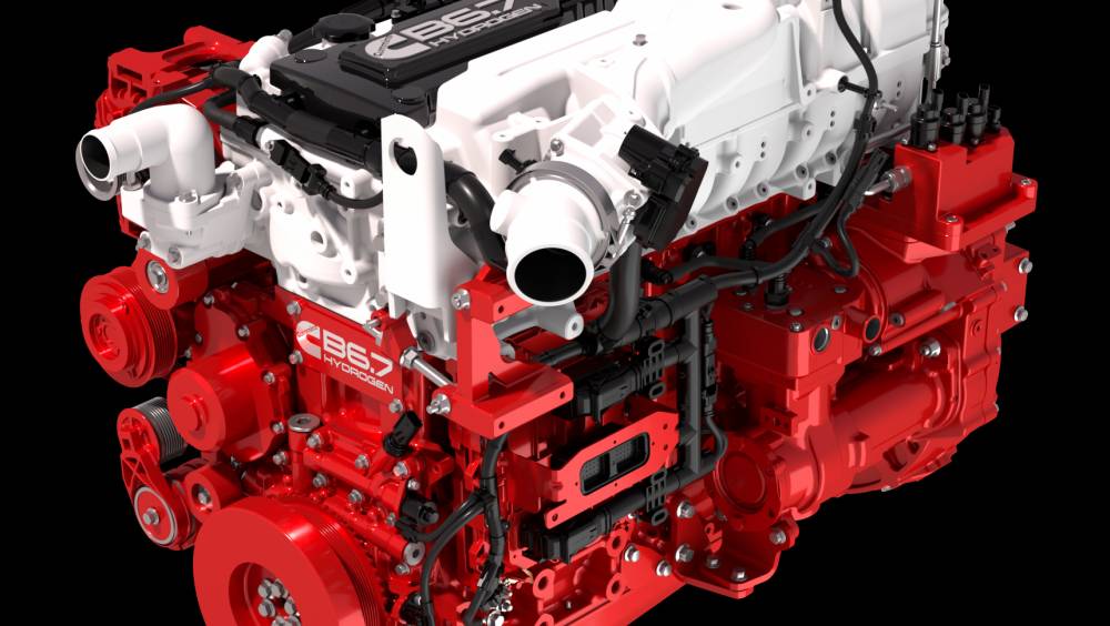 Cummins expose un moteur à hydrogène à Intermat