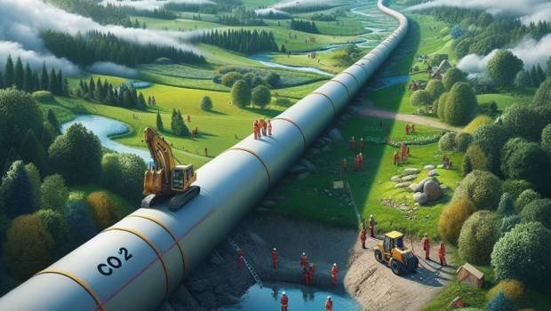 Des canalisations pour transporter le CO2