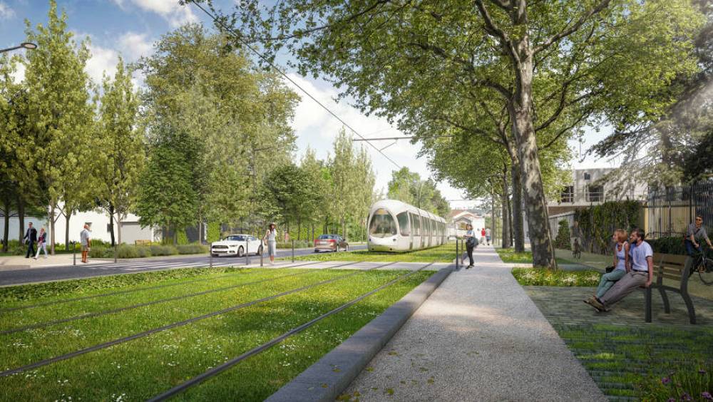 Villeurbanne : Première soudure sur le prolongement du T6