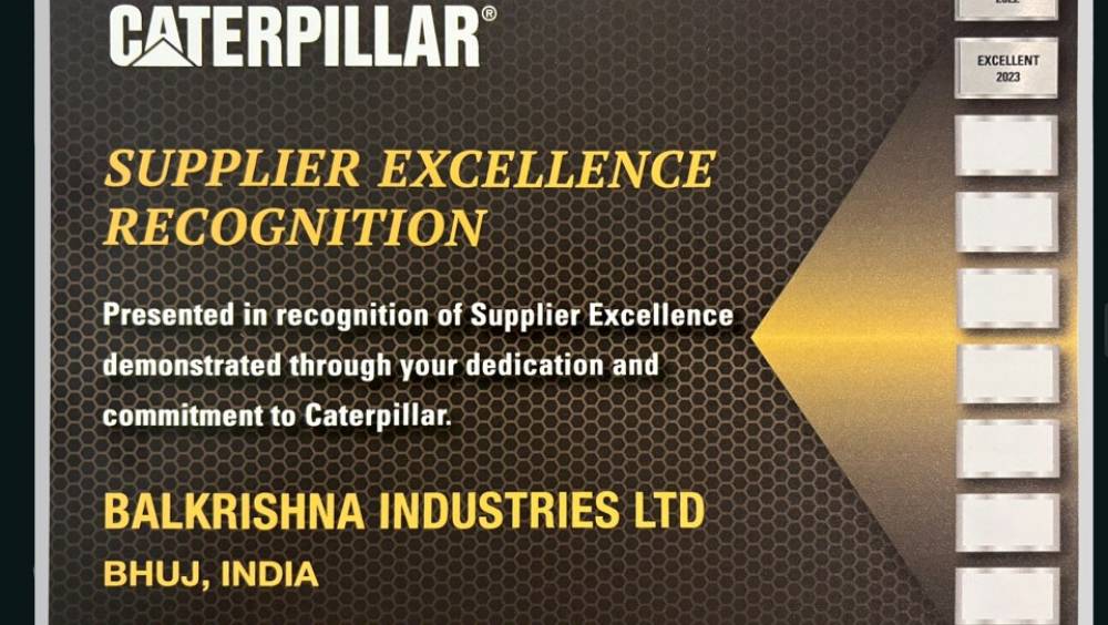Pour Caterpillar, BKT fait dans l'excellence