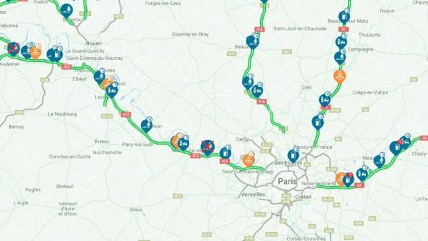 Fermeture de l'A13 : des fissures dues à un mouvement de terrain