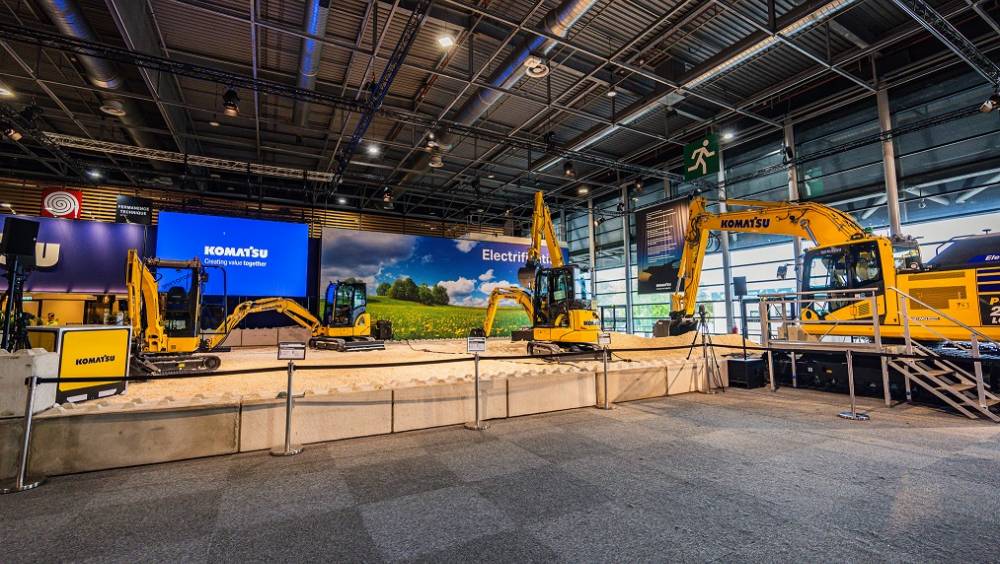 Komatsu : un trio de mini-pelle pour décarboner