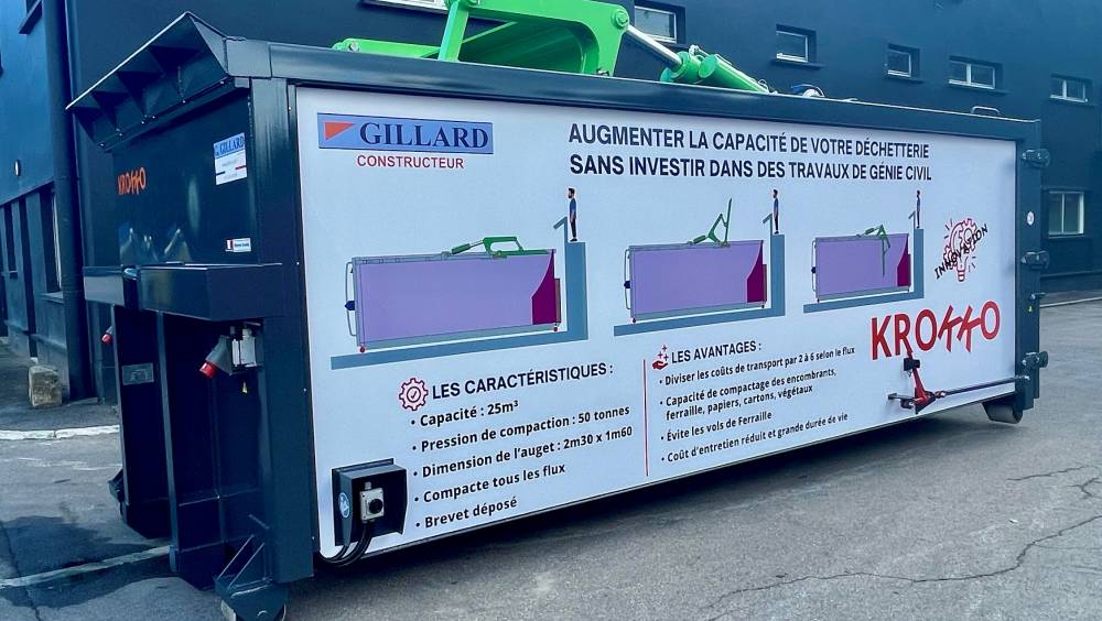 Déchèteries : Les déchets en proie au nouveau prédateur de Gillard : Krokko