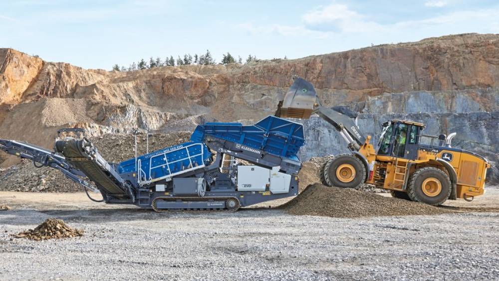 Kleemann lance un crible mobile compact au besoin full électrique