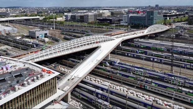 JOP 2024 : inauguration de la passerelle piétonne du Franchissement Urbain Pleyel