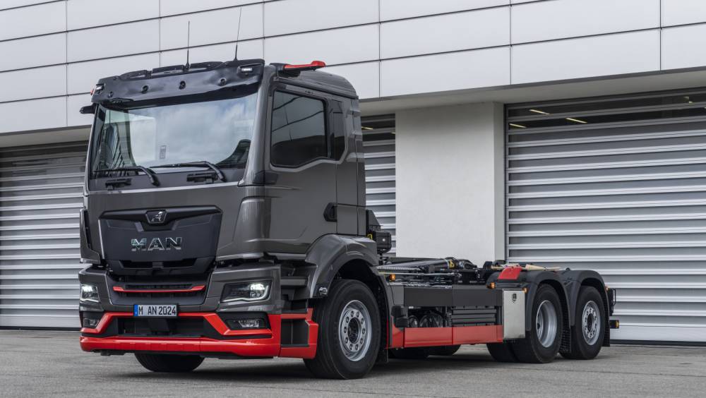 MAN en force électrique à l'IFAT