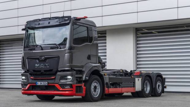 MAN en force électrique à l'IFAT