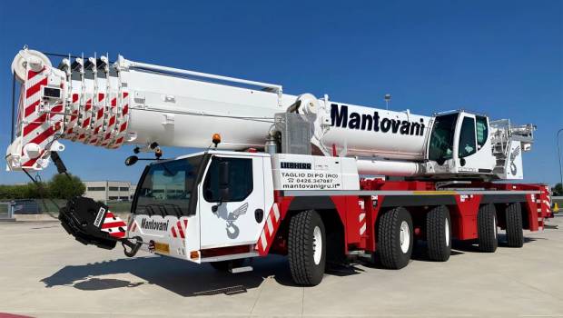 Et de 3 grues Liebherr pour Mantovani