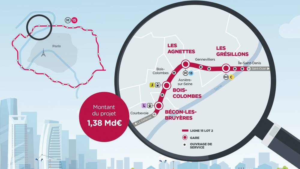 La SGP attribue à NGE le dernier tronçon de la ligne 15
