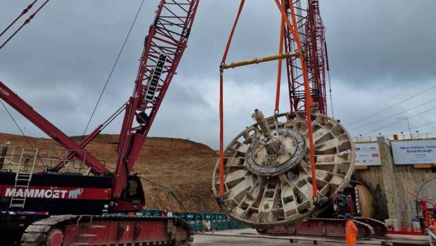 Des tunneliers démantelés sur HS2