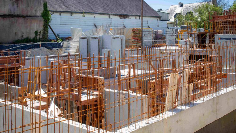 Ploemeur : du béton à empreinte carbone réduite au Cottage