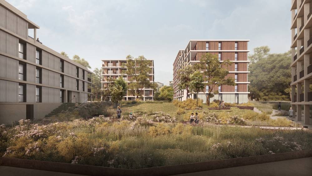 Nantes : biodiversité, mobilités douces et mixité de matériaux pour la résidence Lykke Lodge