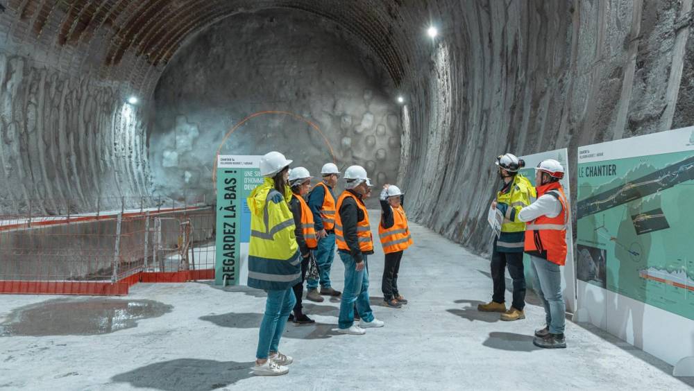 800 visiteurs à Modane sur le chantier du Lyon-Turin