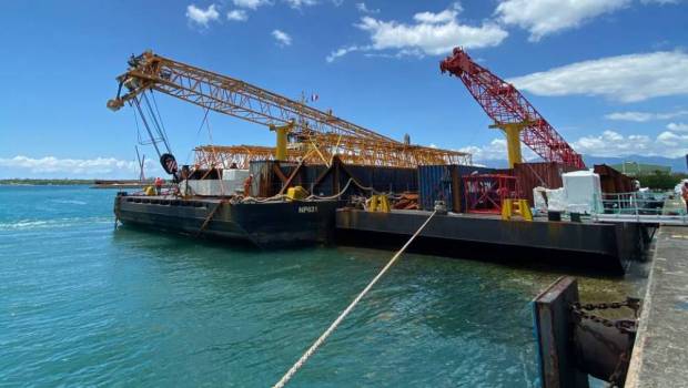En Guadeloupe, les travaux d'extension du quai 12 du terminal de Jarry s'accélèrent