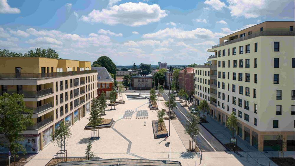 La place Simone Veil ÉcoQuartier Lizé inaugurée à Montigny-lès-Metz