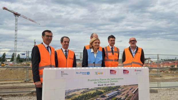 La première pierre du technicentre de Villeneuve Saint-Georges a été posée