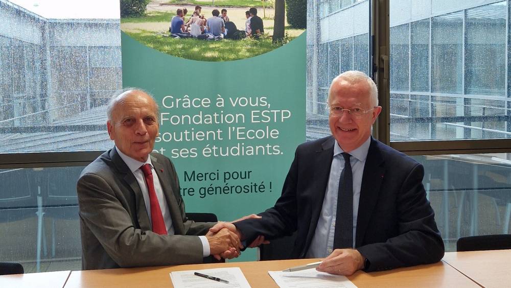 Vicat renouvelle son soutien à la Fondation ESTP