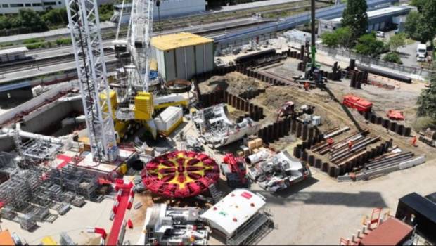 Tisseo présente le tunnelier « Jeanne Marvig »