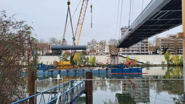 Toulouse : la passerelle sur la Garonne de nouveau accessible