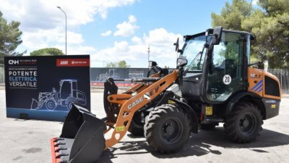 Les chargeuses électriques Case made in Italy