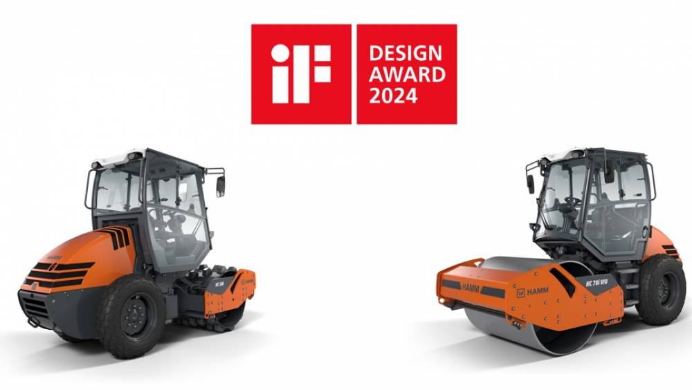 Les compacteurs Hamm HC CompactLine salués pour leur design