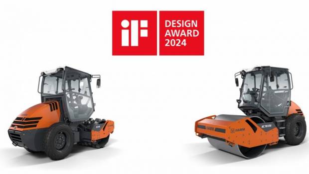 Les compacteurs Hamm HC CompactLine salués pour leur design