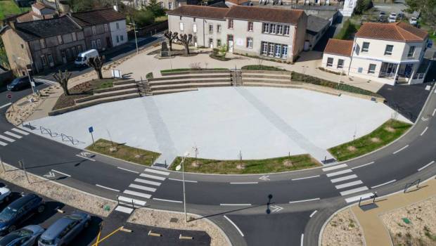 Les pavés perméables en coquilles d'huîtres sous licence