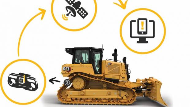 Un capteur d'usure sur les chenilles Cat