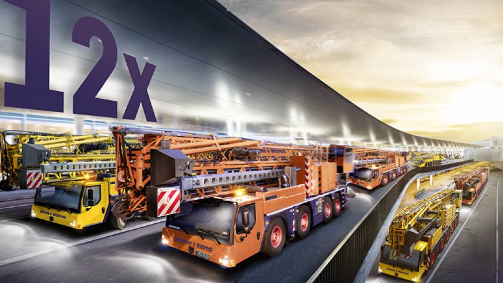 Grosse commande de grues mobiles Liebherr
