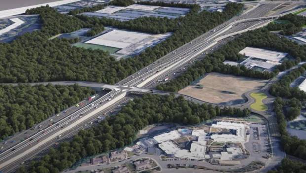 En Géorgie, le projet des voies express de la SR400 revient à Meridiam