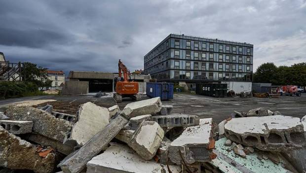 Valodem démolit 4 bâtiments de l'ex siège d'Enedis à La Rochelle