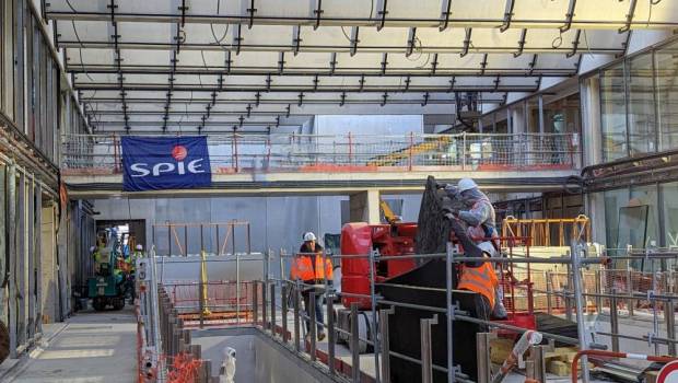 SPIE CityNetworks, achève le marché « basse tension et courant faible » de la ligne 14