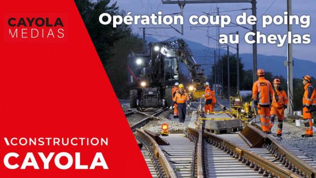 Remplacement d'un appareil de voie par méthode industrialisée avec DVF