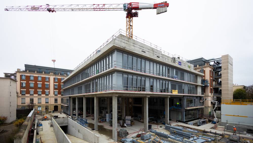 Neuilly-sur-Seine : clap de fin pour le gros oeuvre du chantier de l'Hôpital Américain