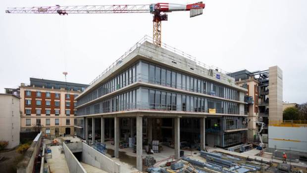 Neuilly-sur-Seine : clap de fin pour le gros oeuvre du chantier de l'Hôpital Américain