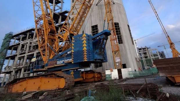 En Zambie, Sarens façonne une usine de production d'engrais