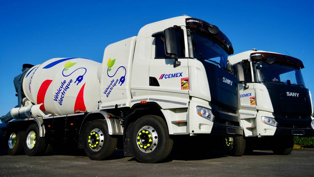 Cemex achète deux camions-malaxeurs électriques Putzmeister