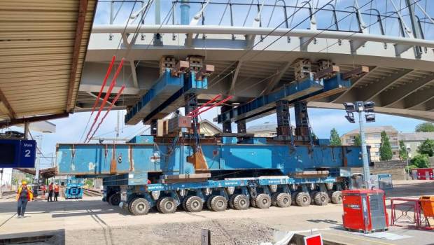 Sarens remplace le pont Émile-Hammerel au Luxembourg