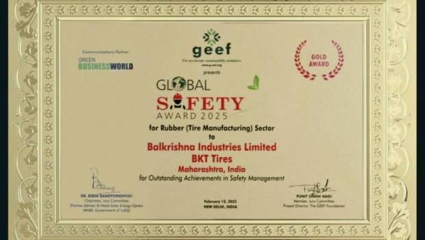 BKT gagne un GEEF Global Safety Award 2025