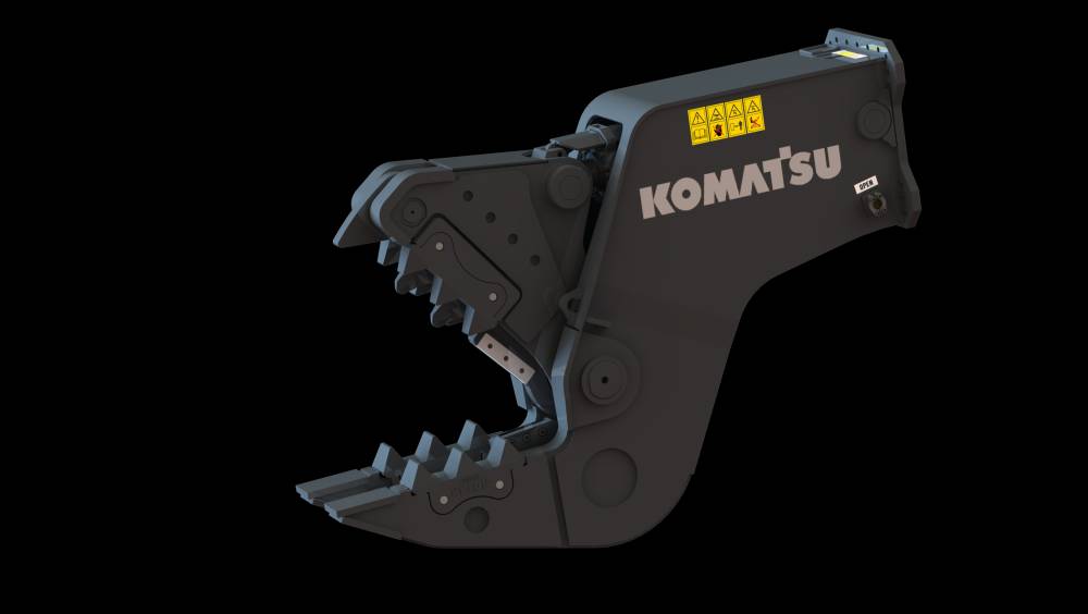 Komatsu étoffe sa gamme d'accessoires de démolition