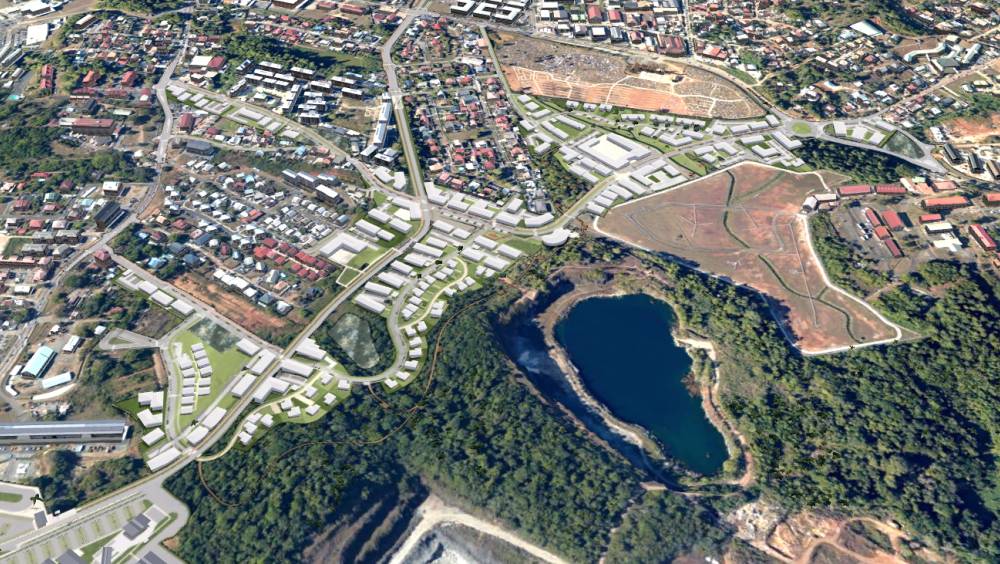 40 M€ de travaux pour l’aménagement de l’écoquartier Tigre Maringouins à Cayenne