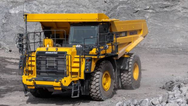Komatsu : le HD605-10 en démo
