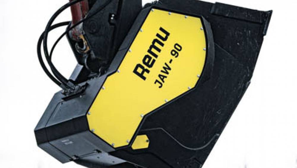 Remu dévoile son nouveau godet concasseur  ­