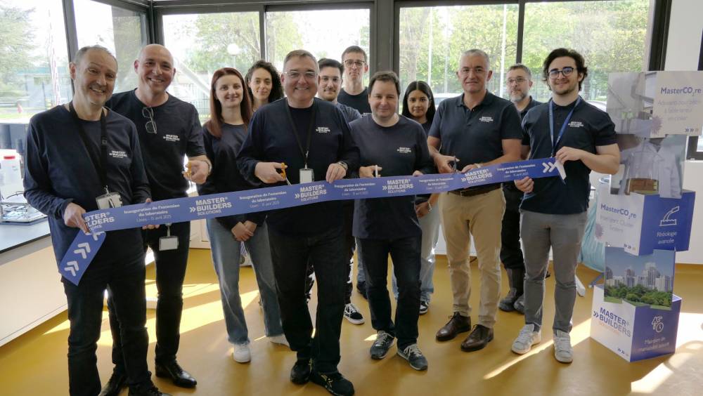 Master Builders Solutions France double la surface de son laboratoire
