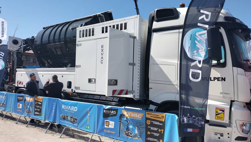 Rivard comme chez lui à la Bauma