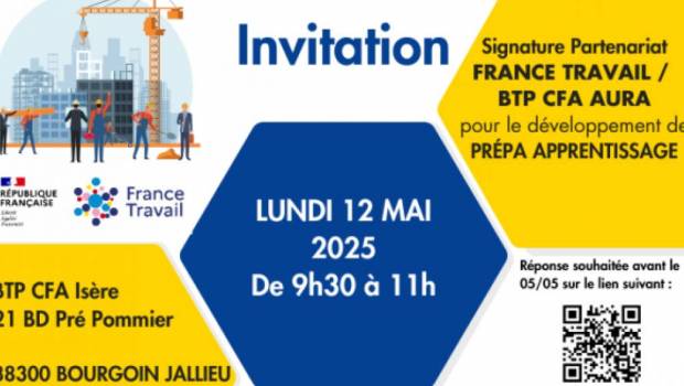 BTP Auvergne-Rhône-Alpes relance le dispositif Prépa Apprentissage